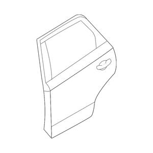 Rear Passenger Side Door Shell image