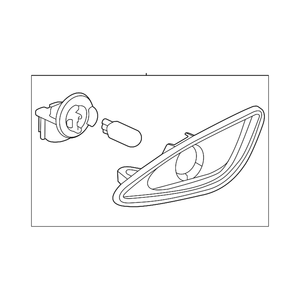 Front Driver Side Side Marker Light Assembly image