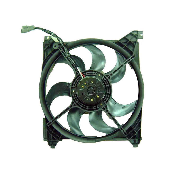 Hyundai Santa Fe CAPA Certified Engine Cooling Fan Assembly Includes Motor/Blade/Shroud 2.4L L4/2.7L V6 - HY3115108C