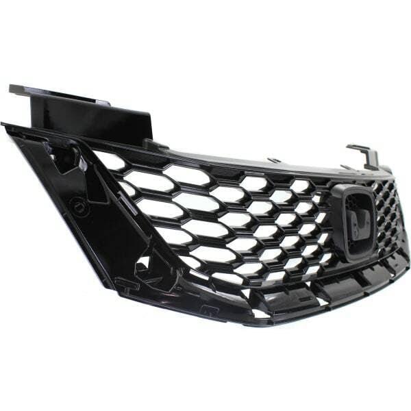 2013-2015 Honda Accord Coupe Grille Painted Black - HO1200217-Partify-Painted-Replacement-Body-Parts