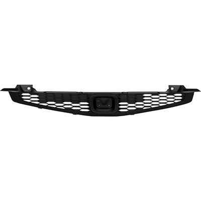 2012-2013 Honda Civic Coupe Grille Black - HO1200209-Partify-Painted-Replacement-Body-Parts