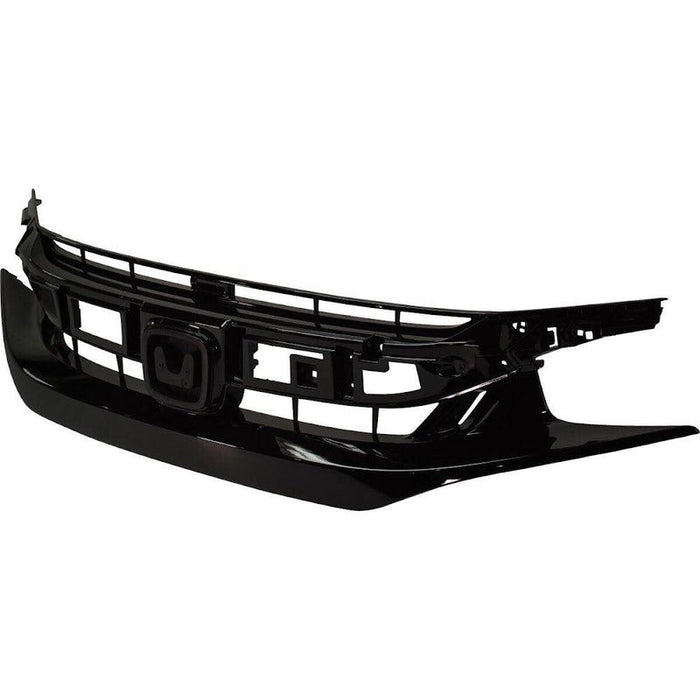 2016-2021 Honda Civic Coupe Grille Painted Gloss Black Sport Model - HO1200242-Partify-Painted-Replacement-Body-Parts