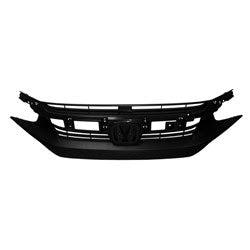 Honda Civic Coupe/Sedan OEM Grille Textured Black Exclude Si - 71121TBAA01