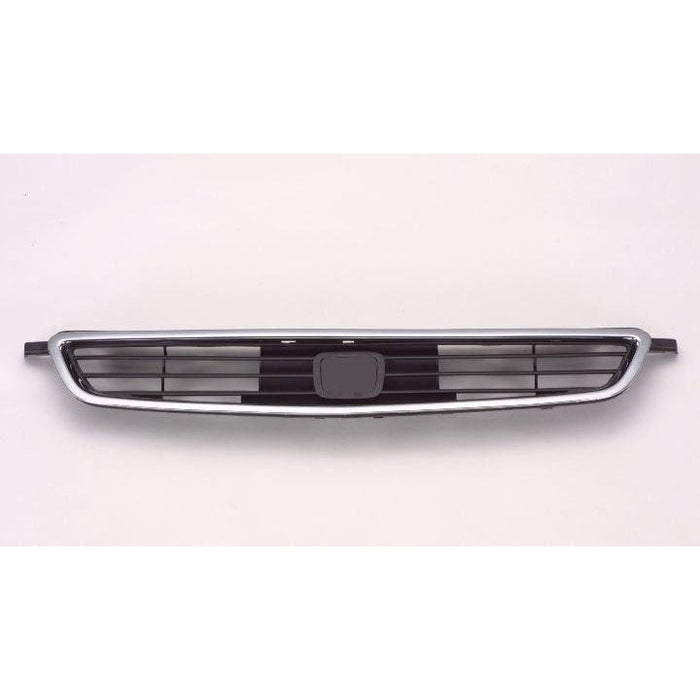 1996-1998 Honda Civic Sedan Grille With Chrome Moulding - HO1200124-Partify-Painted-Replacement-Body-Parts