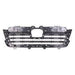 2017-2020 Honda Ridgeline Grille Matte Black - HO1200236-Partify-Painted-Replacement-Body-Parts