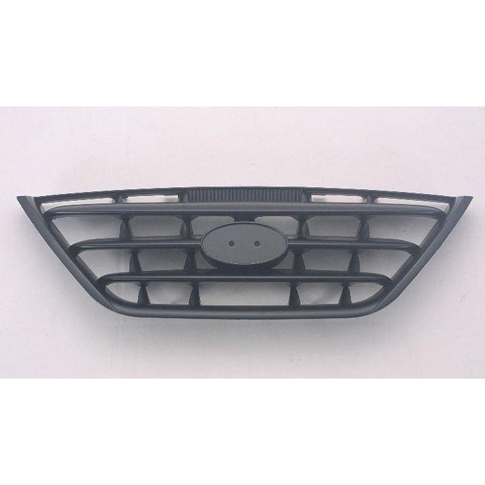 Hyundai Elantra CAPA Certified Grille Sedan Black With Fog Lamp Hole Type - HY1200139C