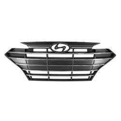 Hyundai Elantra Sedan CAPA Certified Grille Black/Chrome Without Adaptive Cruise For For USA Manufactured Models - HY1200212C