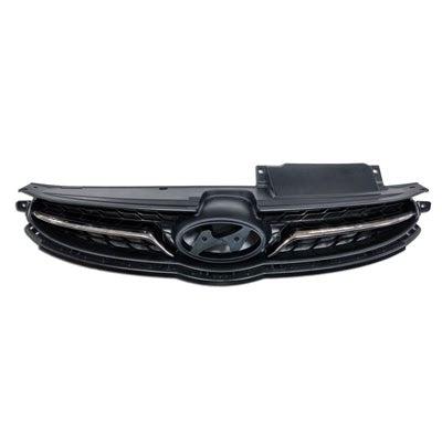 Hyundai Elantra Sedan CAPA Certified Grille Matte-Dark Gray With Chrome Moulding Limited Model For Korea Manufactured Models - HY1200165C