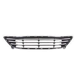 Hyundai Elantra Sedan Lower CAPA Certified Grille Black With Smoke Chrome Bar Trim For USA Manufactured Models - HY1036140C