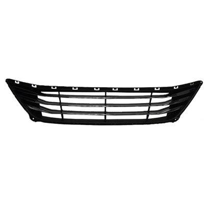 Hyundai Elantra Sedan Lower CAPA Certified Grille Black With Three Chrome Bars For Korea Manufactured Models - HY1036122C