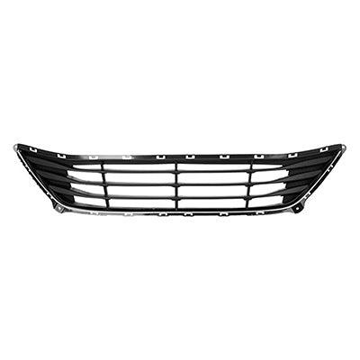 2014-2016 Hyundai Elantra Sedan Lower Grille USA Built Black With Chrome Modling - HY1036129-Partify-Painted-Replacement-Body-Parts