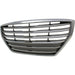 2015-2016 Hyundai Genesis Sedan Grille Chrome Silver/Satin Without Adaptive Cruise - HY1200191-Partify-Painted-Replacement-Body-Parts