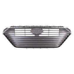 Hyundai Ioniq Hybrid OEM Grille Painted Silver Gray Use Without Auto Brake System - 86350G2000PG4