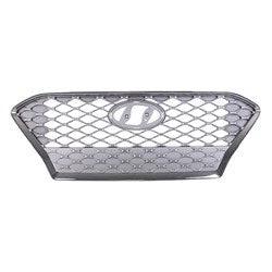 Hyundai Kona CAPA Certified Grille Silver Gray With Smoke Chrome Frame - HY1200219C