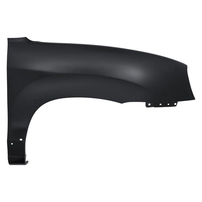 Hyundai Santa Fe GLS/Limited/LX CAPA Certified Passenger Side Fender With Molding Holes - HY1241119C