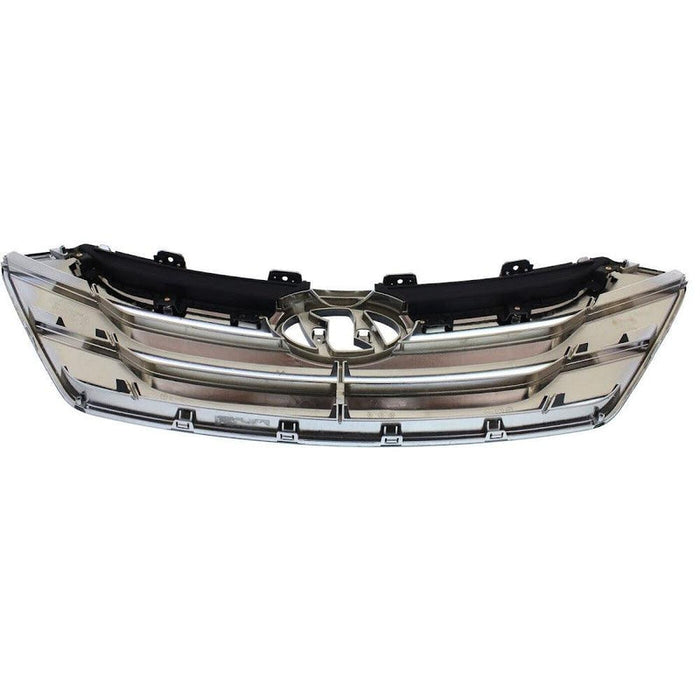 2013-2014 Hyundai Santa Fe Sport Grille Chrome Black Sport - HY1200163-Partify-Painted-Replacement-Body-Parts