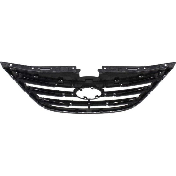 2014 Hyundai Sonata Grille PTM Bars With Chrome - HY1200192-Partify-Painted-Replacement-Body-Parts