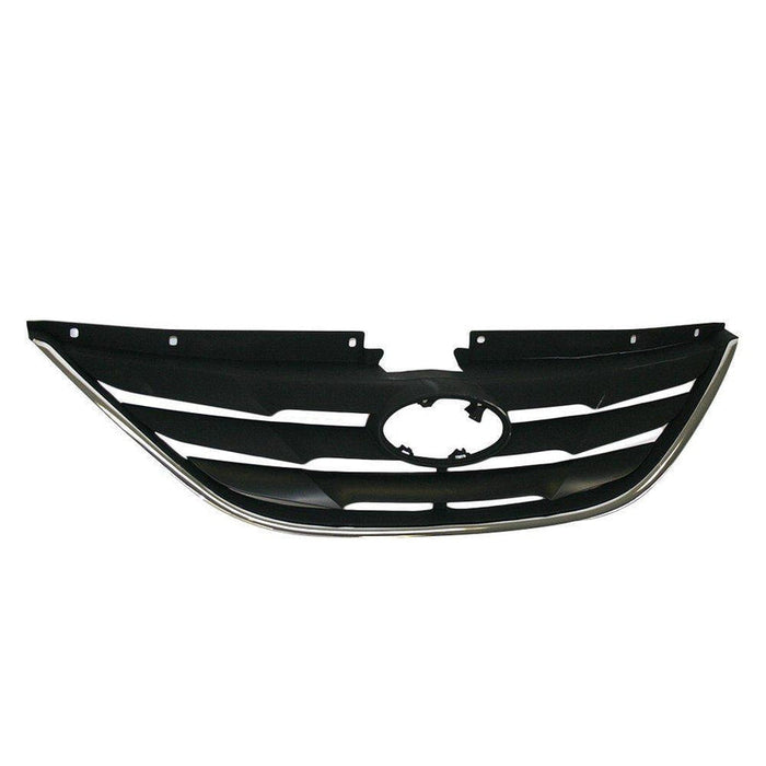 2011-2013 Hyundai Sonata Grille Chrome Black - HY1200154-Partify-Painted-Replacement-Body-Parts