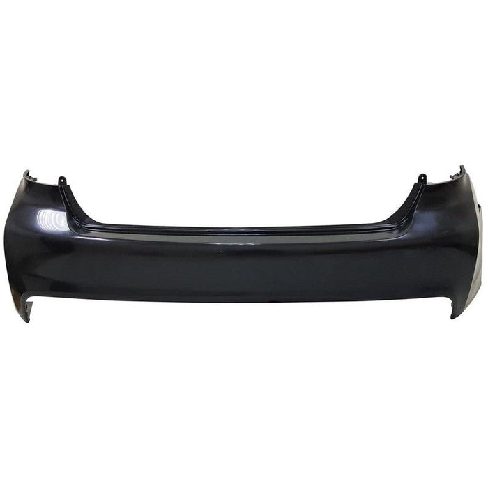 Hyundai Sonata Hybrid CAPA Certified Rear Bumper Without Sensor Holes Hybrid - HY1100216C