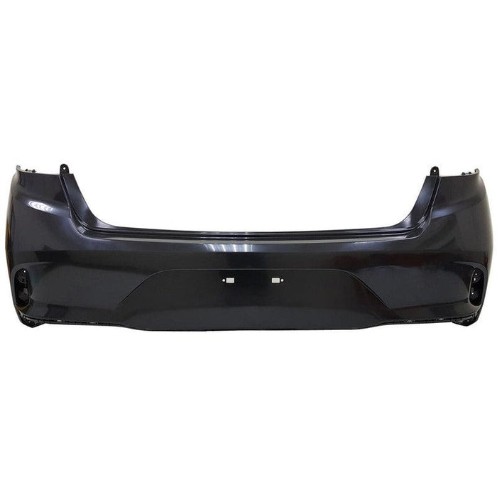 Hyundai Sonata Hybrid CAPA Certified Rear Bumper Without Sensor Holes Hybrid - HY1100228C