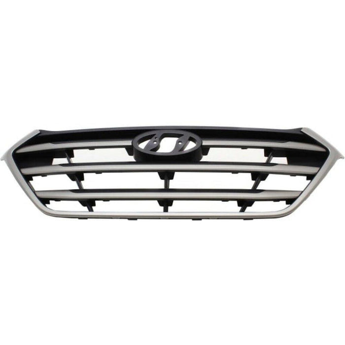 2016-2017 Hyundai Tucson Grille Black/Silver - HY1200189-Partify-Painted-Replacement-Body-Parts