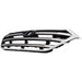 2016-2017 Hyundai Tucson Grille Black/Silver With Chrome Molding - HY1200190-Partify-Painted-Replacement-Body-Parts