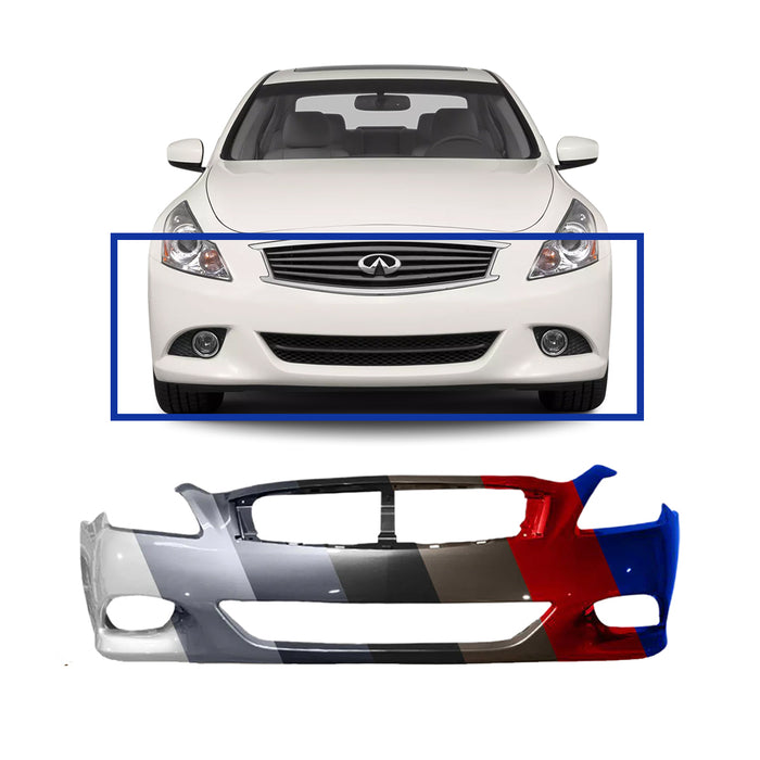 Infiniti G37/Q60 Coupe/Convertible Front Bumper Without Sport Package - IN1000237