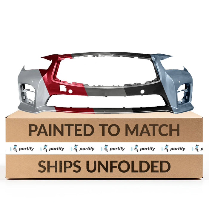 Infiniti Q50 CAPA Certified Front Bumper With Sport Package & With Sensor Holes - IN1000259C