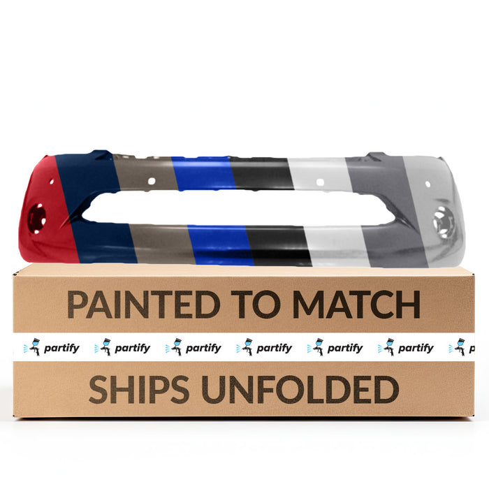 Parachoques delantero INFINITI QX56/QX80 sin lavafaros y con orificios para sensor de distancia (2/laterales) - IN1000261