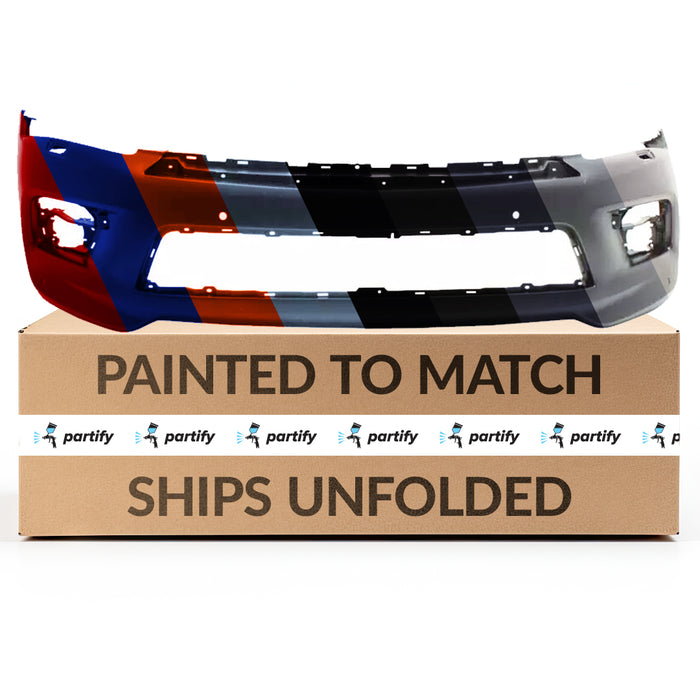 Parachoques delantero con certificación CAPA para Infiniti QX80 con orificios para sensores y lavafaros - IN1000264C