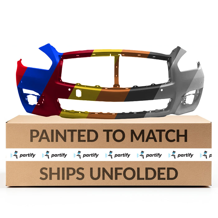 INFINITI Q70/Q70L Premium/Premium Select Edition Front Bumper Standard Type Premium W/O Sport W/Park Assist - IN1000267
