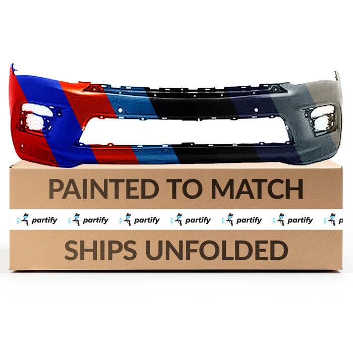 Parachoques delantero OEM Infiniti QX80 con orificios para sensores y lavafaros - 620225ZA0H