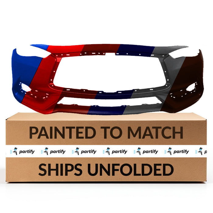 Infiniti Q60 OEM Front Bumper Without Sensor Holes Coupe - 620225CA0H