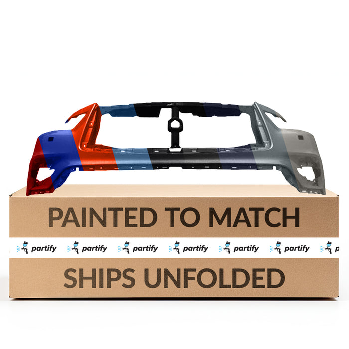 Infiniti QX80 CAPA Certified Front Bumper Without Head Light Washer Holes - IN1014100C