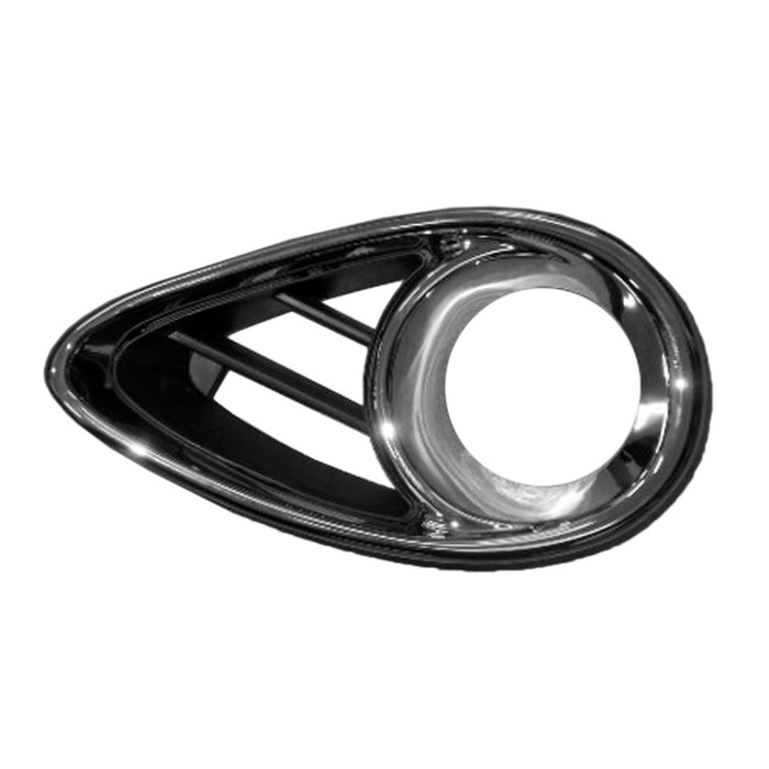 Infiniti FX35/FX37/FX50/QX70 Base Front Passenger Side Bumper Insert Fog Lamp Bezel - IN1039101