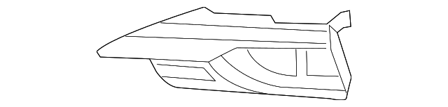 Infiniti Q50 Red Sport 400/Red Sport I-Line/Red Sport I-Line ProACTIVE/Sport Front Passenger Side Bumper Insert - IN1039113