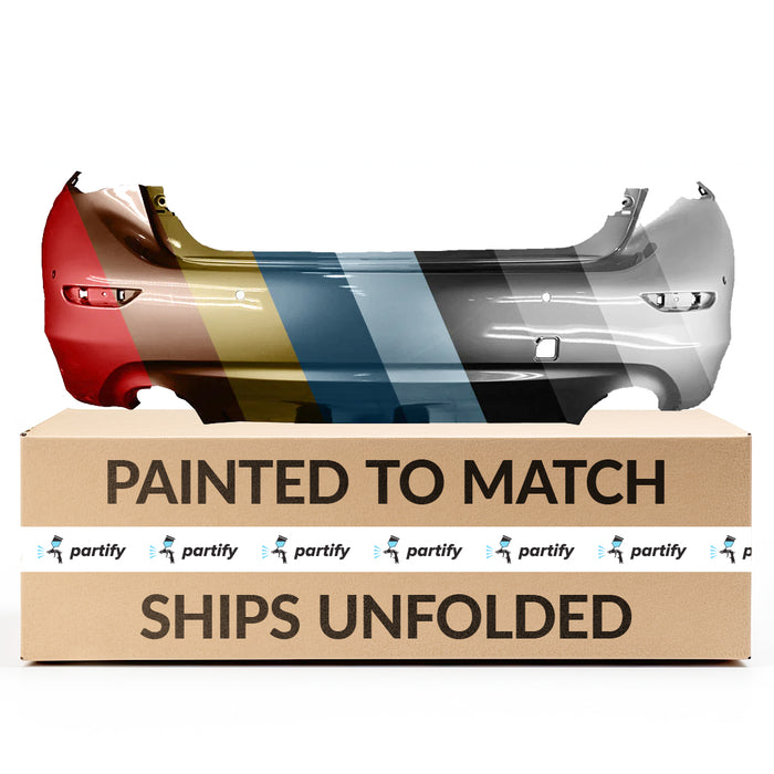 Parachoques trasero con certificación CAPA para Infiniti Q50 y orificios para sensores - IN1100153C