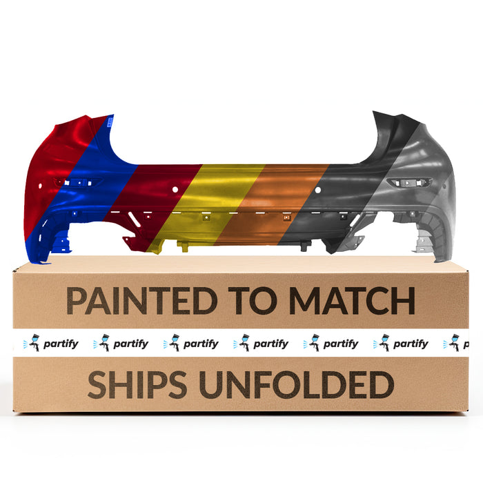 Parachoques trasero INFINITI QX30 Base/Essential/Luxe/Luxury/Premium/Pure sin asistencia de estacionamiento en paralelo ni sensores de objetos, tracción delantera - IN1100169