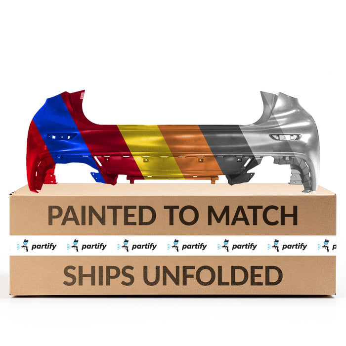 Parachoques trasero INFINITI QX30 Base/Essential/Luxe/Luxury/Premium/Pure/Sport sin asistencia de estacionamiento en paralelo y sensores de objetos, tracción delantera de 4 orificios - IN1100170