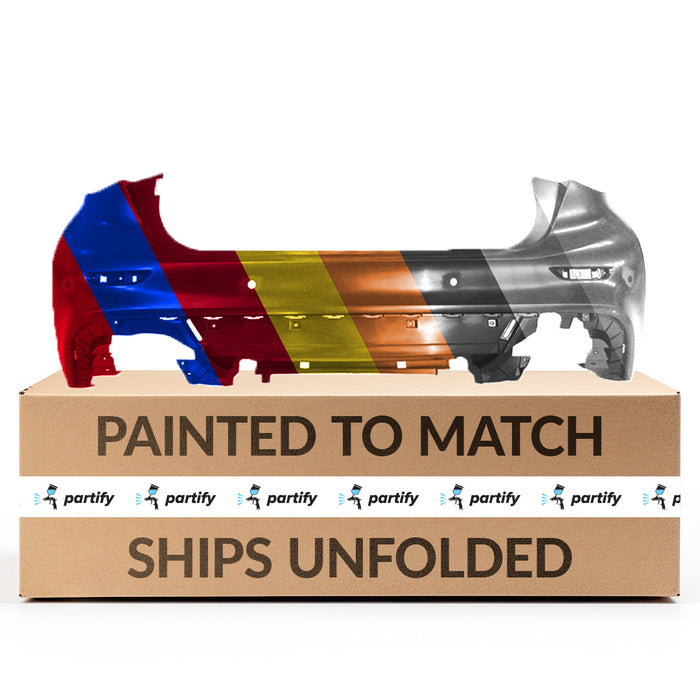 INFINITI QX30 Sport/Sport Plus CAPA Certified Rear Bumper W/Object Sensors 6 Holes - IN1100173C