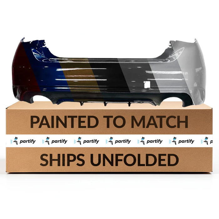 Parachoques trasero OEM Infiniti Q50 sin orificios para sensores - 850226HH0H