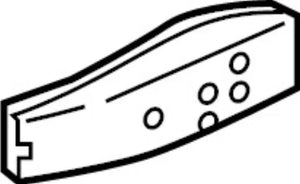 Rear Passenger Side Bumper Reinforcement image