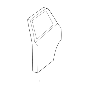 Rear Driver Side Door Shell image