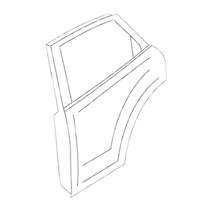 Carcasa de la puerta trasera del lado del conductor image