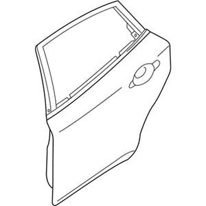 Carcasa de la puerta trasera del lado del conductor image