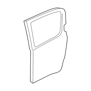 Carcasa de la puerta trasera del lado del conductor image