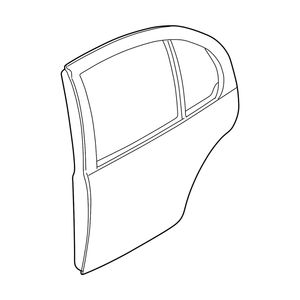 Rear Passenger Side Door Shell image