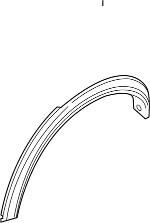 Rear Driver Side Wheel Arch Molding image