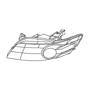 Driver Side Headlight Lens Housing image