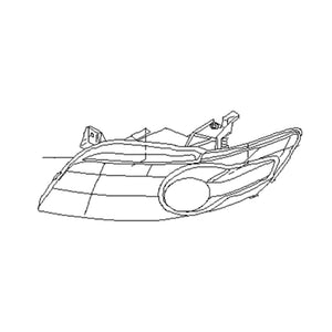 Driver Side Headlight Lens Housing image